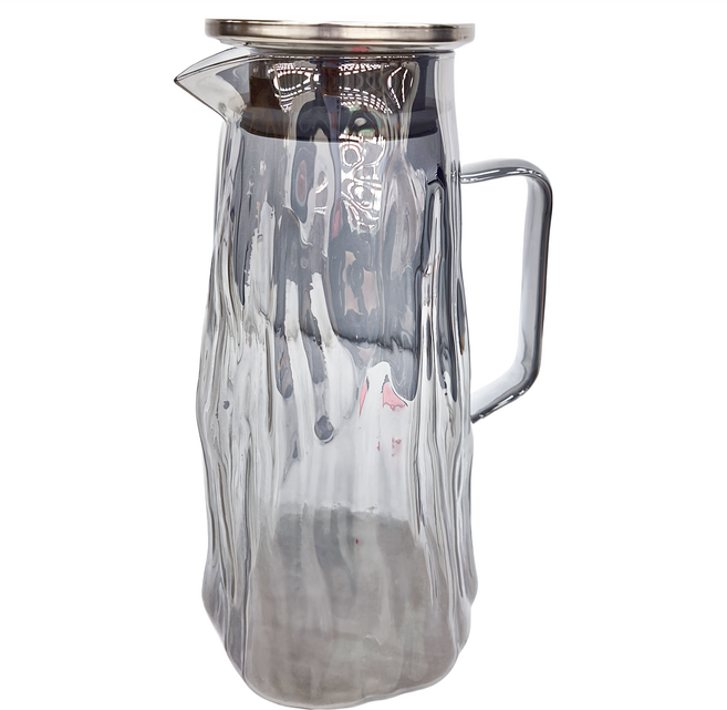 milomix 美樂美事 黑色元素 冰川冷水壺, 黑色, 1瓶, 1.8L