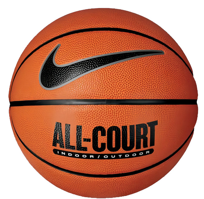 NIKE 耐吉 EVERTDAY ALL COURT 8P 7號籃球 橘黑銀, N100436985507, 1顆