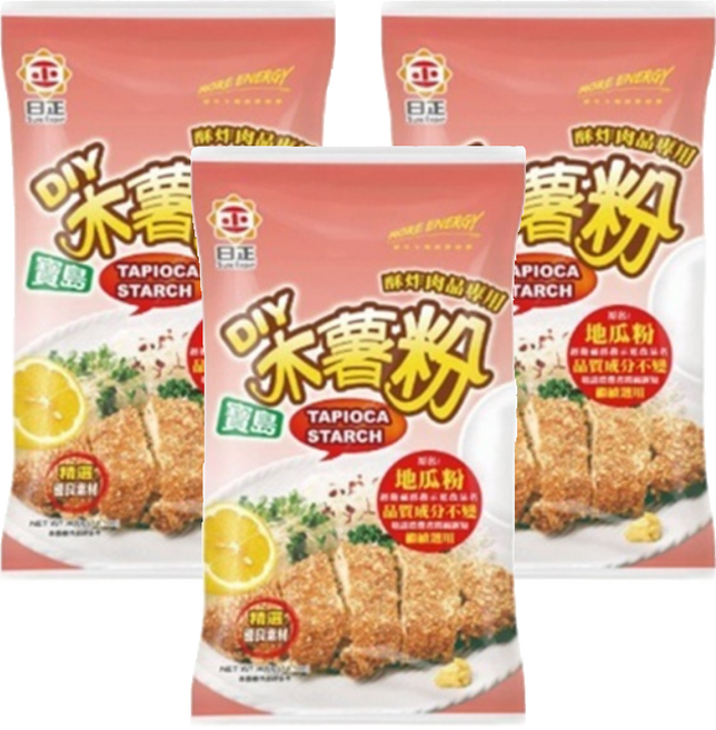 日正食品 寶島木薯粉, 400g, 3包