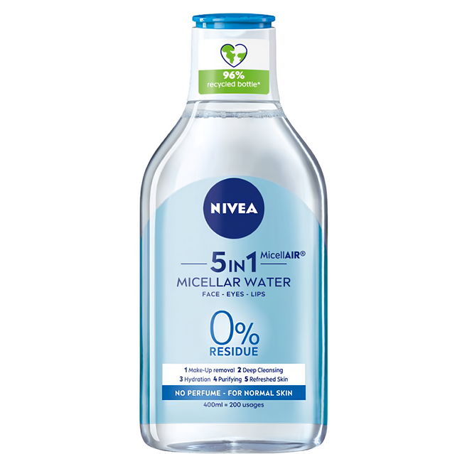 NIVEA 妮維雅 B5精華卸妝水 水潤型, 400ml, 1瓶