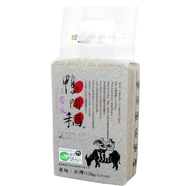 鴨間稻 有機香米糙米, 1包, 1.5kg