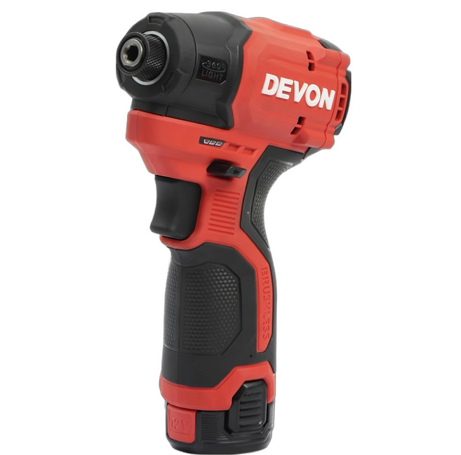 DEVON 大有 無刷衝擊起子機 附2.5A電池 2個 + 充電器 5767Q, 1組