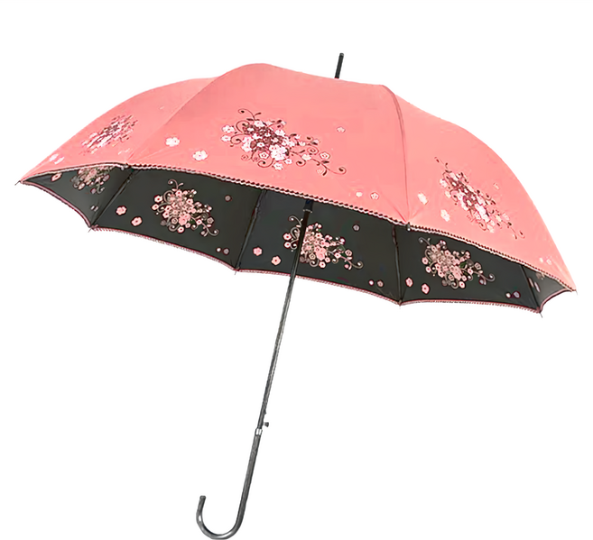 Twin Dragon 雙龍牌 HANA 鈎繡黑膠宮廷傘 A8027A