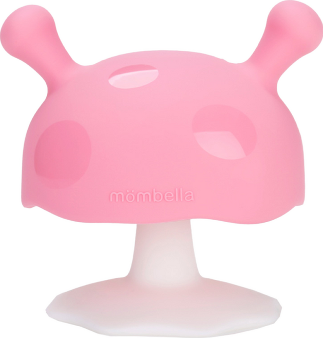 mombella 啾比小蘑菇固齒器, 固齒器, 粉紅色, 1個