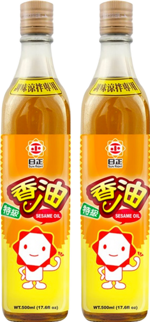 日正食品 特級香油 調味涼拌專用, 500ml, 2瓶