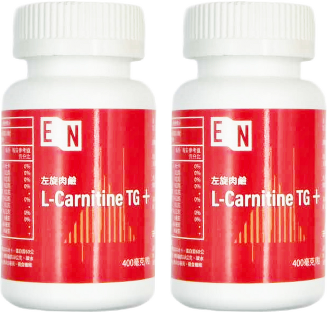 ENERGY&ENDURANCE BIOTECH 運能延力生技 左旋肉鹼 L-Carnitine 複方膠囊 全素, 100顆, 40g, 2罐