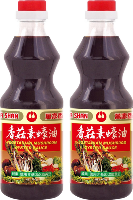 萬家香 香菇素蠔油, 600g, 2瓶