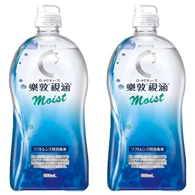 ROHTO 樂敦 視涵 水感多效保養液 長效保濕, 500ml, 2瓶