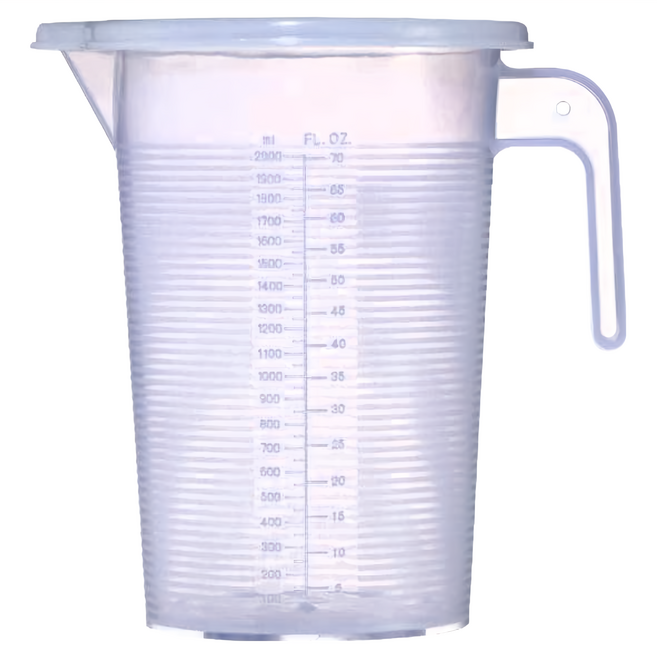 百貨King 量杯/量壺 附蓋, 2L, 1個, 透明