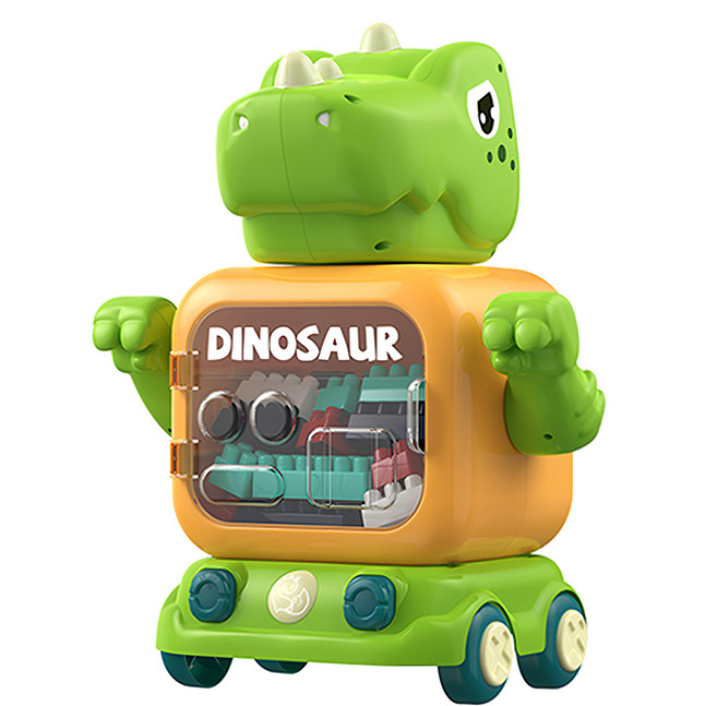 KiKimmy 造型積木車108件组 H1234-D, 1組, 恐龍款 多色