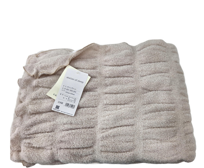 ROMANCE 親膚柔軟泡泡四季毯 米色