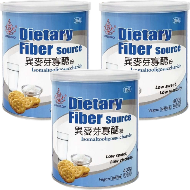 SUPREMELODY 光量生物科技 異麥芽寡糖粉, 400g, 3罐