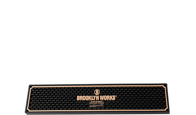 BROOKLYN WORKS 布魯克林 酒吧止滑墊, 1個, 棕色