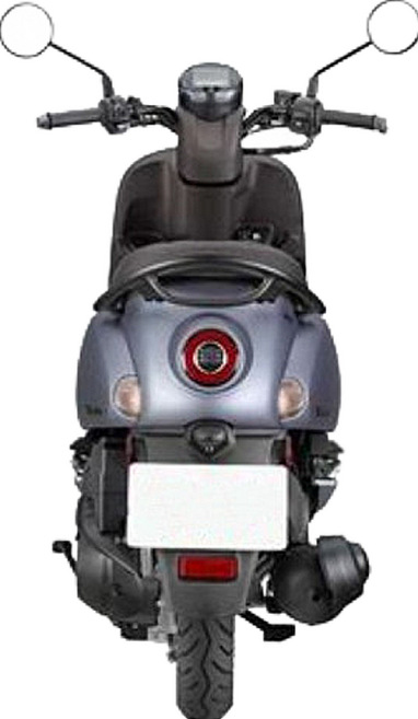 YAMAHA Vinoora尾燈, 燻黑, 1個