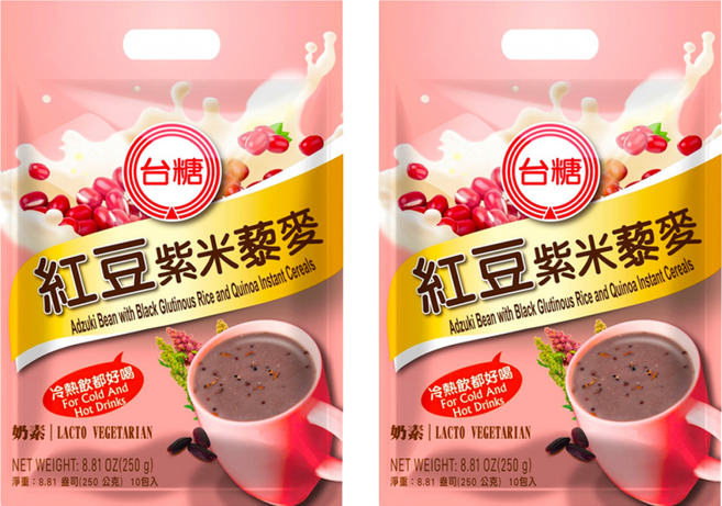 台糖 紅豆紫米蔾麥, 250g, 2袋