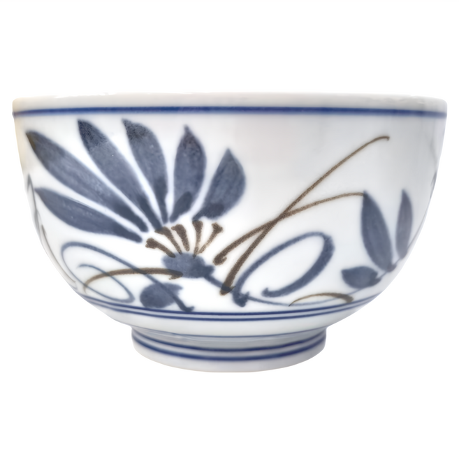 Ciao Li 僑俐餐瓷 古染輪花4京丼碗, 古染輪花, 1個