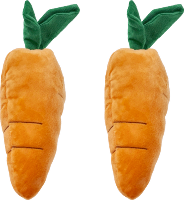 寵物玩具 發聲玩具, 橘色 + 綠色, 2個