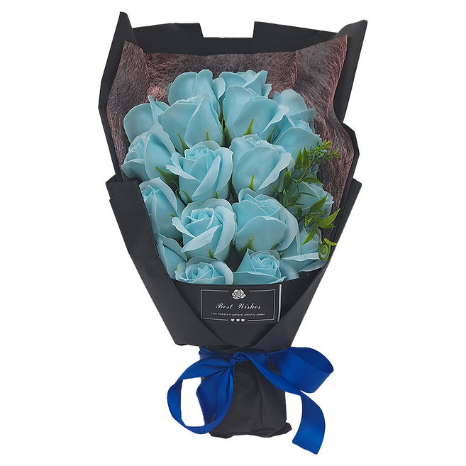 香皂花 18朵, 埃及藍, 1個