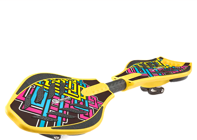holiwaY 哈樂維 MIT 陸上衝浪板 蛇板, 繽紛黃, 1個