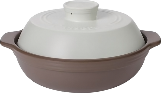 生活采家 法式耐熱燉煮煲鍋淺砂鍋 1200ml, 25.7cm, 1個