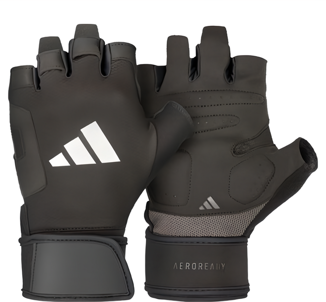 adidas 愛迪達 透氣加長防護手套, 黑色, 1雙