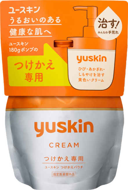 Yuskin 悠斯晶 乳霜 補充包 180g 深層滲透 長效滋潤, 1包, 1包