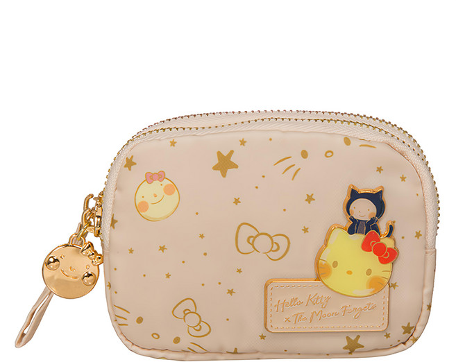 Hello Kitty 凱蒂貓 雙層零錢包 幾米 月亮忘記了 JIK00A08BG 80g