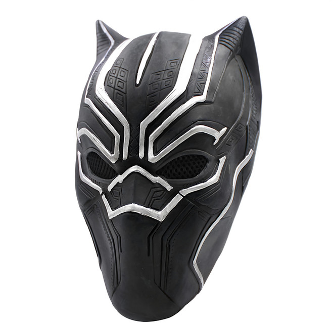 Partybok.com 黑豹派對面具 romk06, 1個, 黑豹 黑色