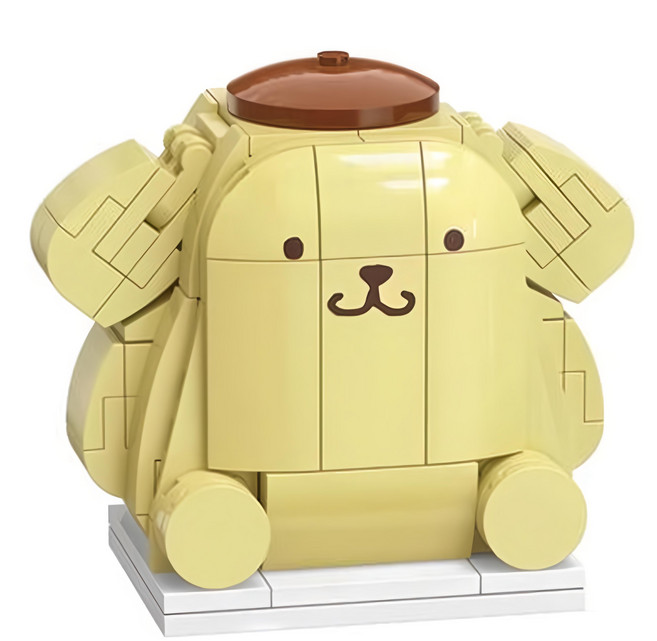 KEEPPLAY 奇妙積木 三麗鷗公仔 布丁狗, 1盒, 黃色