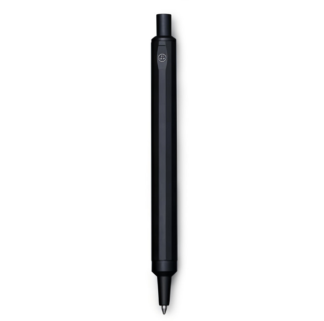 H MM 原子筆 0.7mm 11 x 136mm 22g, 霧黑色, 1支