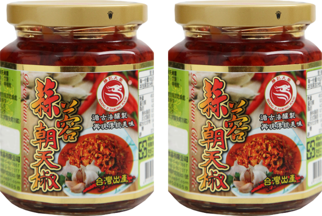 勝記大榮 蒜蓉朝天椒, 360g, 2罐