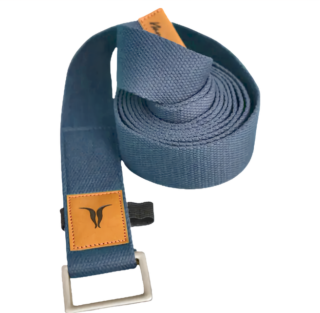 台灣 NAMASTE Yoga Strap 瑜珈繩, 丈青色, 1條