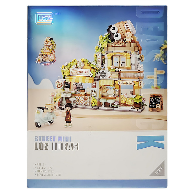 LoZ 小熊咖啡 積木玩具 3歲以上, 小熊咖啡 多色, 1盒