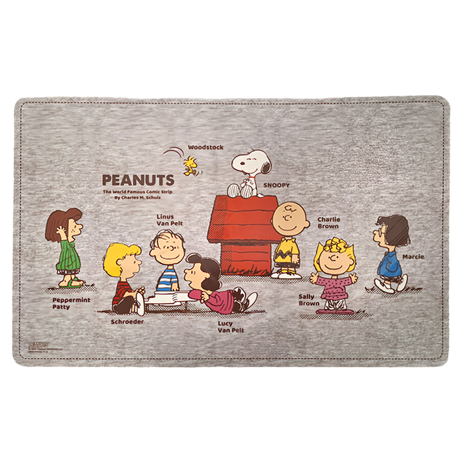 kanesho 金正陶器 餐墊, SNOOPY屋頂 灰色, 43.5 x 28cm, 1個