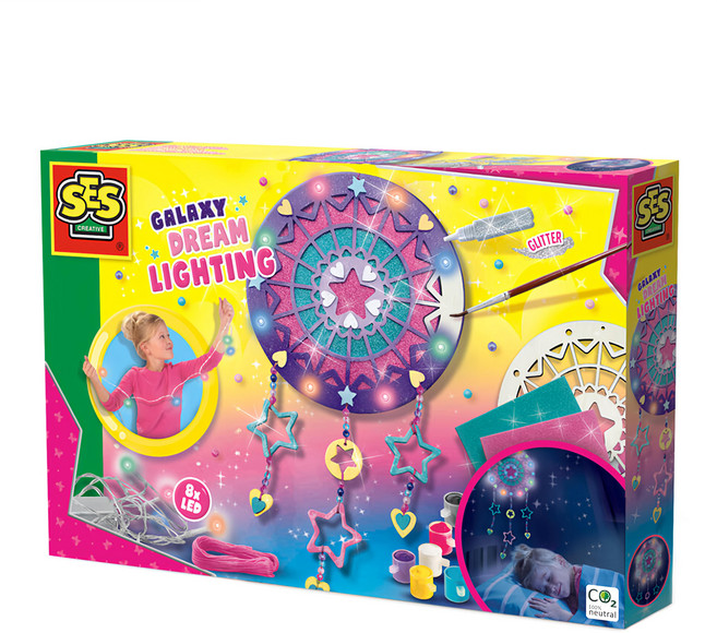 荷蘭SES DIY手作系列-銀河夢幻捕夢網-14768, 銀河夢幻捕夢網, 1盒