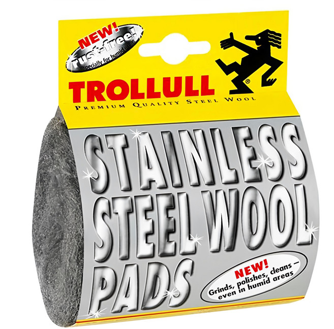 TROLLULL 專業不鏽鋼絲絨 細 50g 2入, 1組
