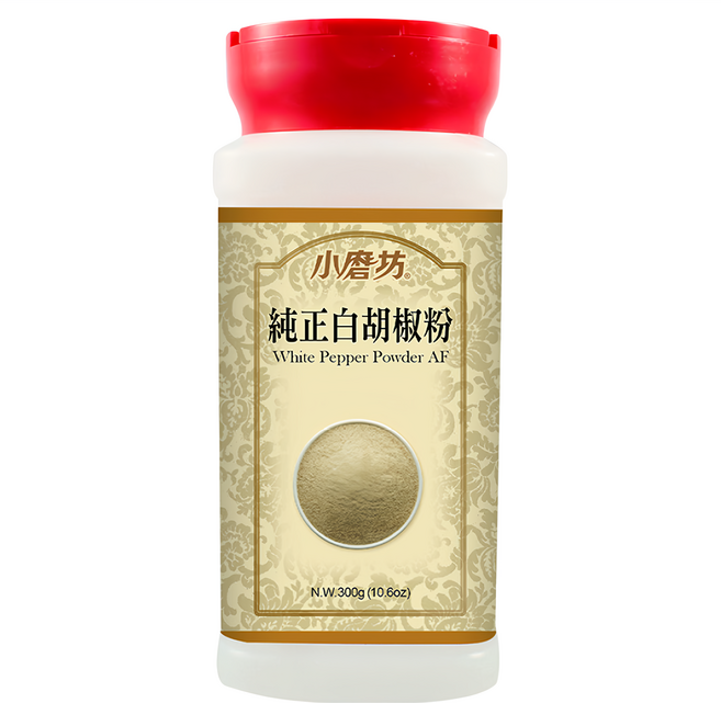 小磨坊 純正白胡椒粉, 300g, 1瓶