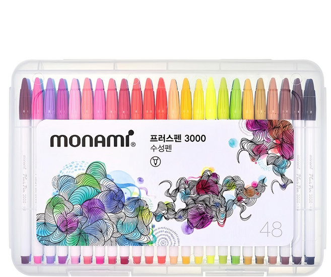 monAmi 水性筆 48色, 1組, 多色