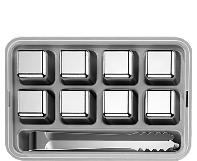 不鏽鋼冰塊組 400g 8顆, 1組