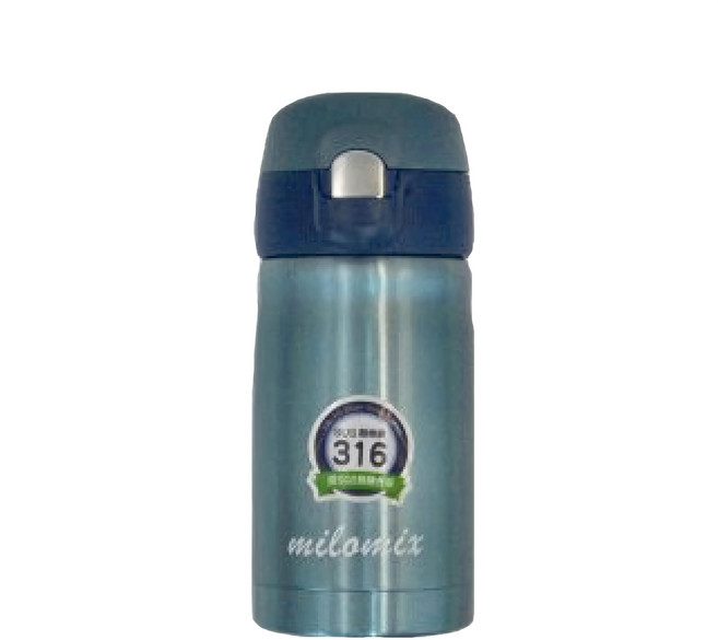 milomix 美樂美事 邱比特 隨行彈蓋杯 6.7 x 15.6cm, 220ml, 1個