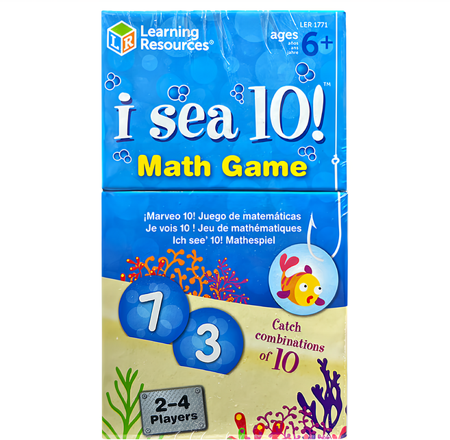 Learning Resources I sea 10 創造數字10遊戲 6歲以上 2-4人, 多色, 1盒