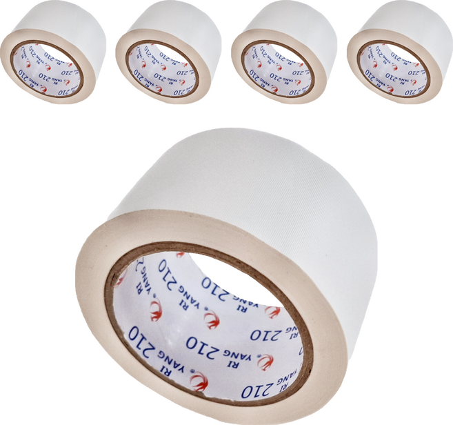 日洋 PVC手撕膠帶 60mm x 27M 白色 5個, 1組