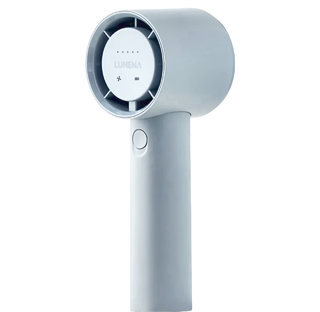 Lumena PRO JET USB充電式手持風扇, 淺灰藍