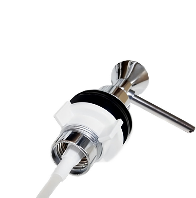 Hanyang Sujeon 水槽嵌入式洗劑泵 HY6200, 1入, 銀色 + 白色 + 黑色