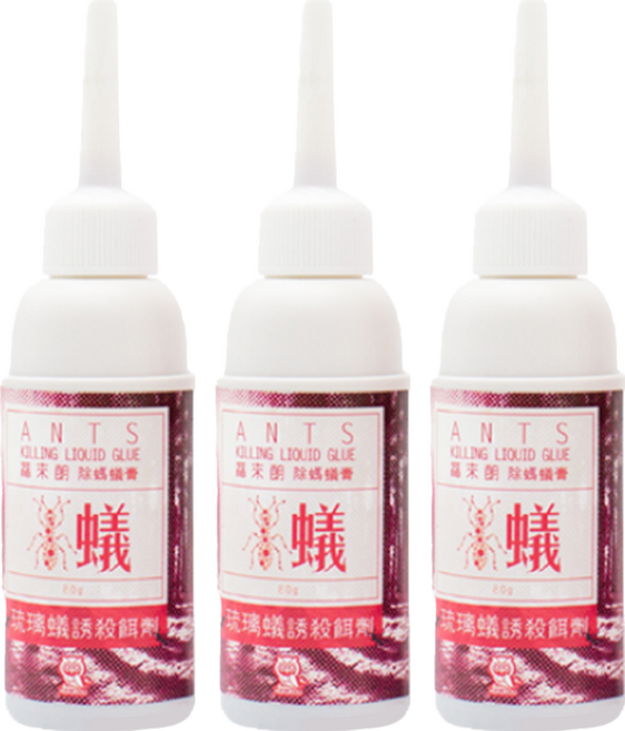 HUKUROU 福來朗 除螞蟻膏 專治琉璃蟻, 80g, 3罐