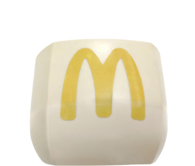 m字磁吸收納盒 附m貼, 白色, 1個
