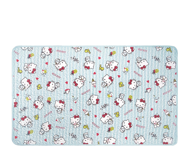 Hello Kitty 凱蒂貓 止滑沙發墊 雙人 藍色