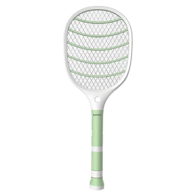 Kinyo 分離式充電手電筒電蚊拍, 綠色+白色