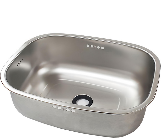 HANSSEM 多用途水槽籃 無排水孔型, 銀色, 1個