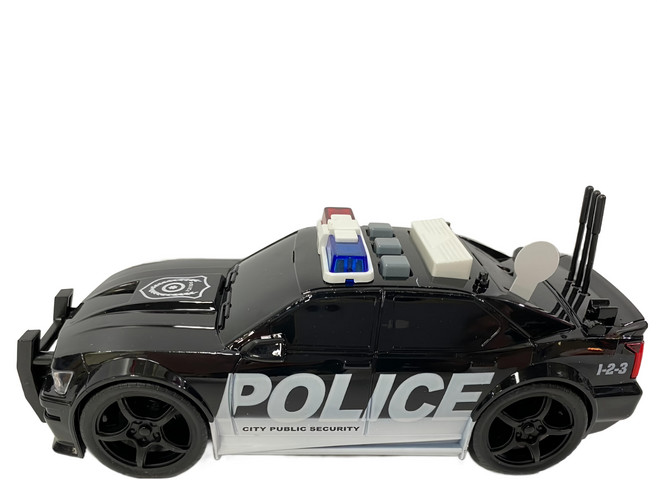 WENYI 聲光摩輪美國警車 1 : 20 500A, 黑色, 1盒
